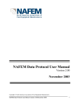 NAFEM Data Protocol User Manual - North American Association of