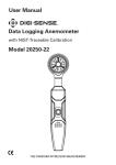 User Manual Data Logging Anemometer Model 20250-22