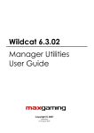 Wildcat 6.3.02 Manager Utilities User Guide
