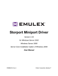 Storport Miniport Driver