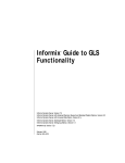 Informix Guide to GLS Functionality, February 1998