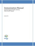 Immunization Manual - Interlake Regional Health Authority