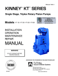 MANUAL KINNEY® KT™ SERIES - Ideal Vacuum Products, LLC