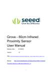 Grove - 80cm Infrared Proximity Sensor User Manual