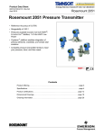 Rosemount 2051 Pressure Transmitter