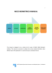 NECO BIOMETRICS MANUAL