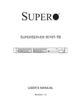 SUPERSERVER 5016T-TB