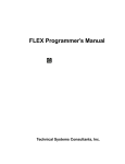 FLEX Advanced Programmer`s Manual
