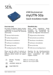 Quick Installation Guide – myUTN-50a