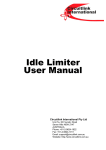 Engine Idle Limiter User Manual