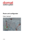 Room unit configurator User manual