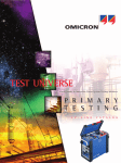OMICRON CPC100 Primary Test System Specifications