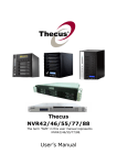 Thecus NVR42/46/55/77/88 User`s Manual