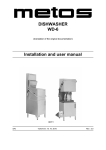 DISHWASHER WD-6 Installation and user manual