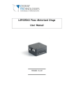 User manual LSPS35XS Piezo Motorized Stage