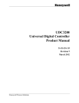 UDC3200 Universal Digital Controller Product Manual 51-52-25-119