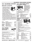 soldering / desoldering stations