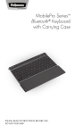 MobilePro Series™ Bluetooth® Keyboard with Carrying