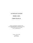 AUTOFLOAT SYSTEM - Procon Systems Inc.
