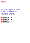 User`s Manual Setup Guide - Toshiba America Business Solutions