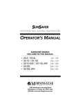 OPERATOR`S MANUAL