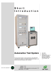 Short Introduction Automotive Test System