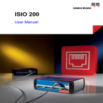 ISIO 200 User Manual