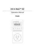 Kill A Watt™ EZ - P3 International