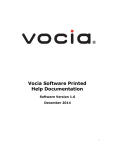 Vocia Help file