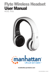 Flyte Wireless Headset User Manual