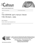 The OZDRAW user`s manual / Steven Firth, Michael J. Zyda.