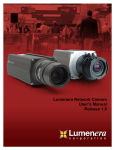 Lumenera Network Camera User`s Manual Release 1.8