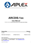 Manual ARCDIS-1xx