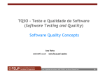 TQSO - Teste e Qualidade de Software (Software Testing and