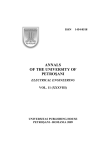 2009 vol 11 - Universitatea din Petroşani