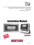 720i Installation Manual - Rice Lake Weighing Systems