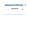 User Manual - Nebraska Medicaid EHR Incentive Program