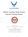 Military Auxiliary Radio System National Training Manual