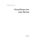 DonorShops.com User Manual
