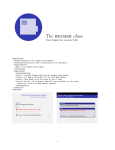 Beamer User Guide