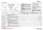 Whirlpool AWE 9723 Washing Machine User Manual