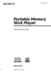 Portable Memory Stick Player