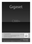 Gigaset C300H Manual