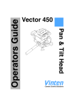 Vector 450 P an & Tilt Head