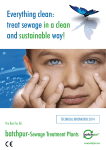 Everything clean: treat sewagein a clean andsustainable