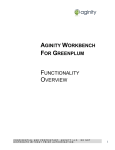 aginity workbench for greenplum functionality overview