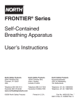 FRONTIER® Series Self-Contained Breathing Apparatus User`s