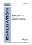 Thermometer review: UK market survey 2005