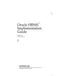 Oracle HRMS Implementation Guide