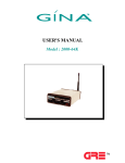 USER`S MANUAL - GRE America Inc.